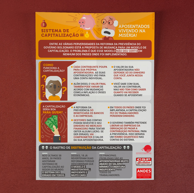Poster Andesufsc Reforma da Previdencia